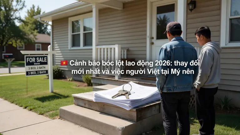 Cảnh báo bóc lột lao động 2026: thay đổi mới nhất và việc người Việt tại Mỹ nên làm