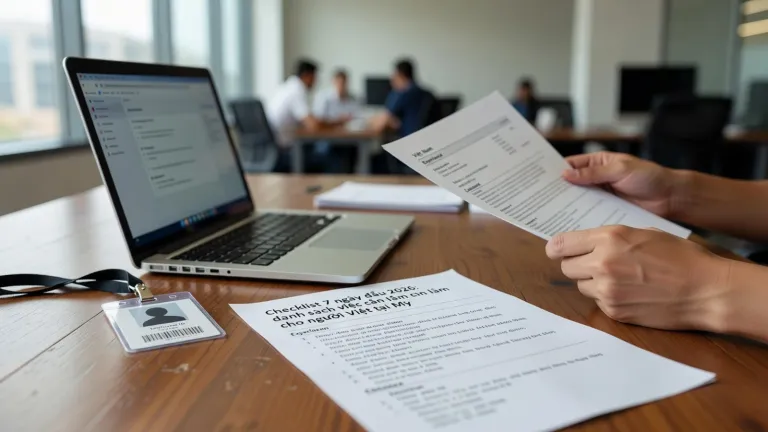 Checklist 7 ngày đầu tại Mỹ 2026: danh sách việc cần làm cho người Việt