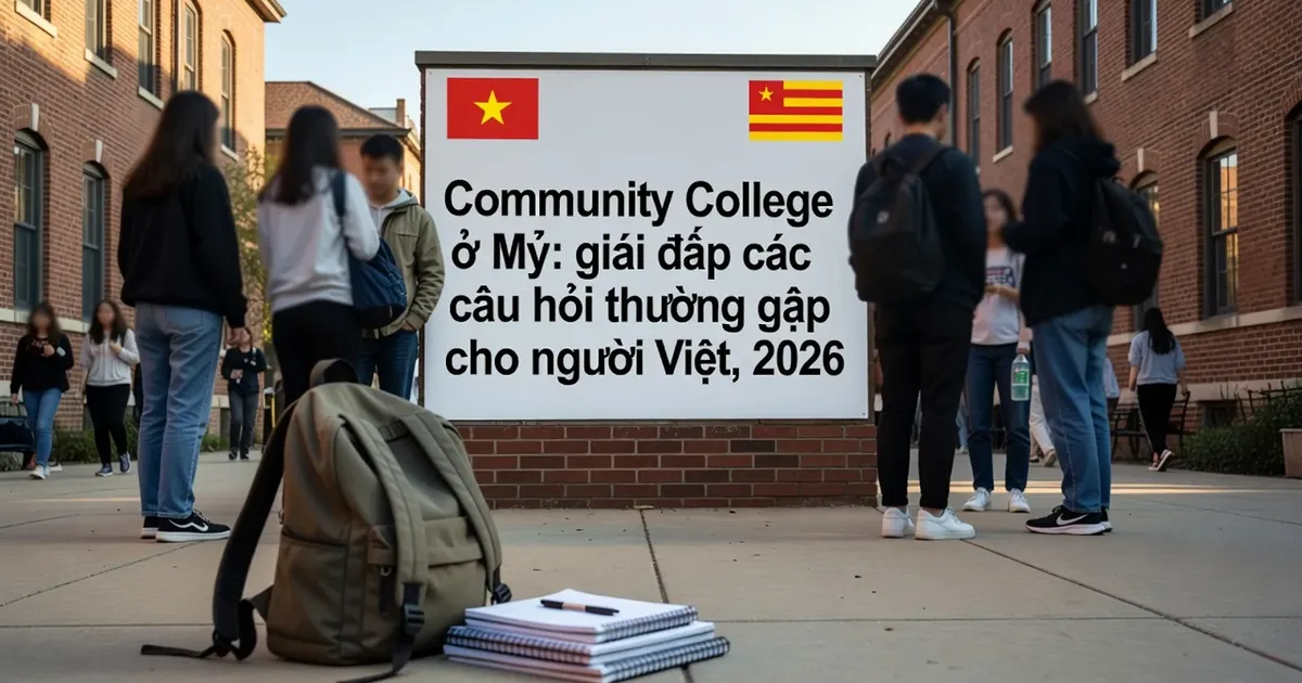 Community College ở Mỹ: giải đáp các câu hỏi thường gặp cho người Việt, 2026