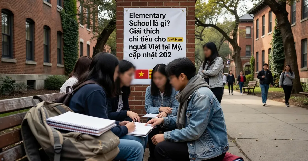 Elementary School là gì? Giải thích chi tiết cho người Việt tại Mỹ, cập nhật 2026