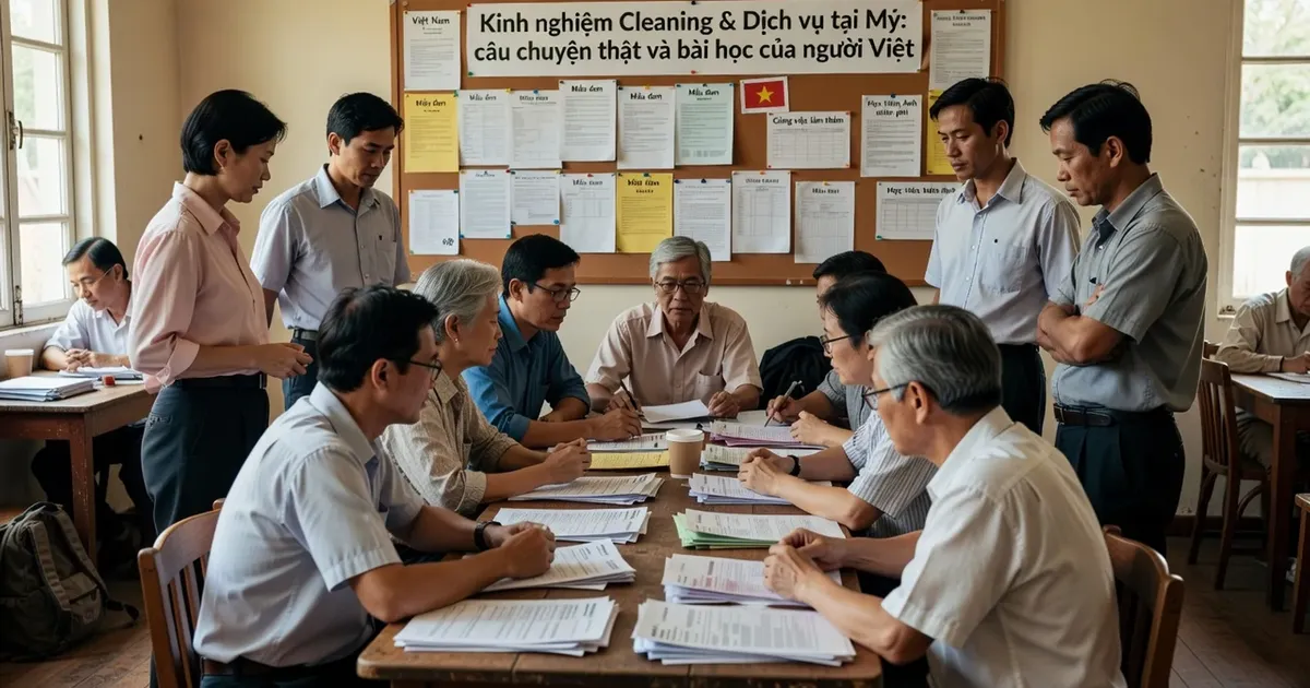 Kinh nghiệm làm cleaning & dịch vụ ở Mỹ: bài học người Việt 2026