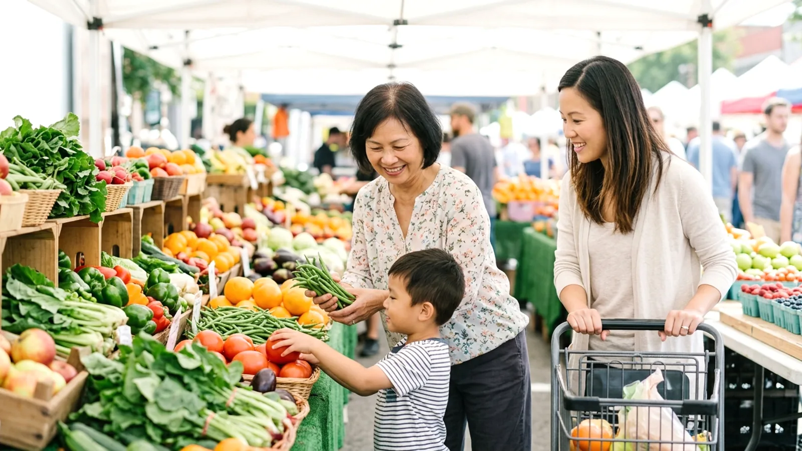 Mua sắm tại các chợ nông sản (Farmers Market) ở Mỹ