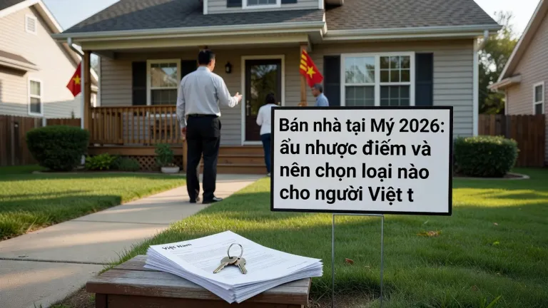 So sánh cách Bán nhà tại Mỹ 2026: qua môi giới hay tự bán, nên chọn loại nào