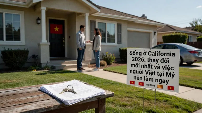 Sống ở California 2026: thay đổi mới nhất và việc người Việt tại Mỹ nên làm ngay